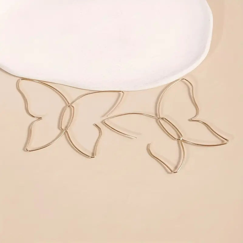 Butterfly Design Elegant Dangle Earrings
